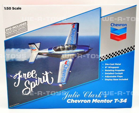 Chevron Free Spirit Julie Clark's Chevron Mentor T-34 Aircraft DVD Included 2009