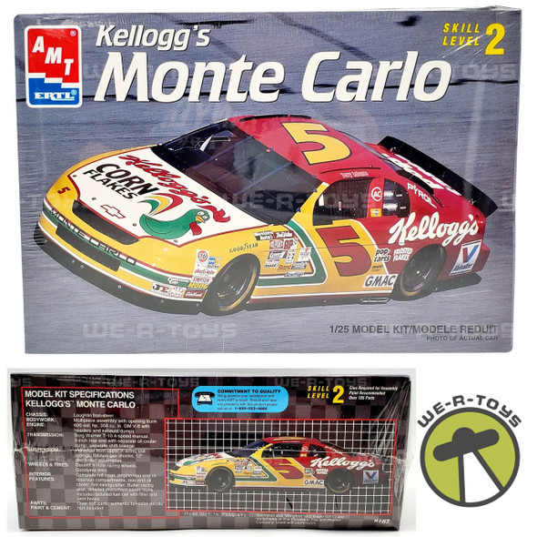 NASCAR Kellogg's Monte Carlo 1/25 Model Kit Skill Level 2 AMT ERTL 1995 NRFB 