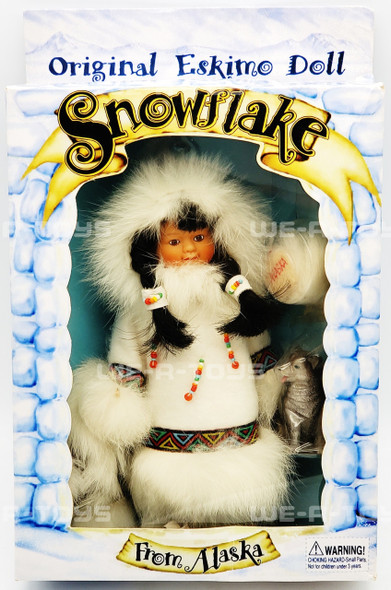 Snowflake From Alaska Snowflake from Alaska Original Eskimo 7" Doll With Dog NRFB