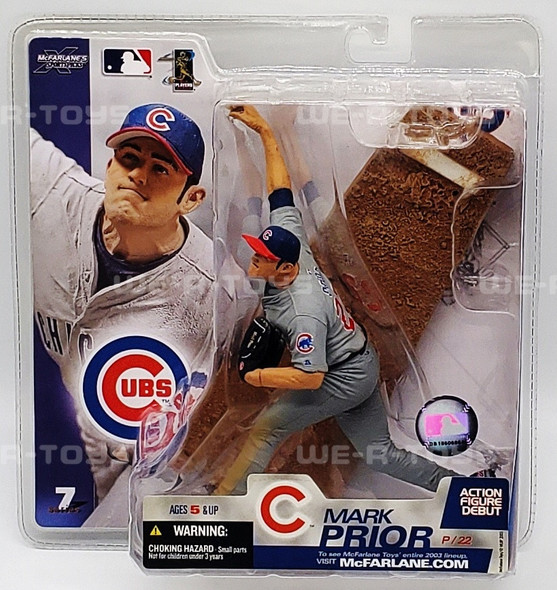 MLB Chicago Cubs Mark Prior Action Figure 2003 McFarlane Toys 72216 NRFP