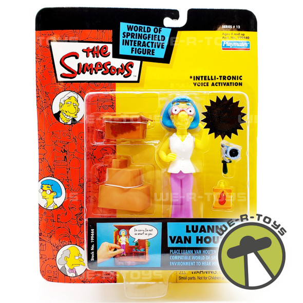 The Simpsons Simpsons World of Springfield Luann Van Houten Action Figure Playmates 199440 