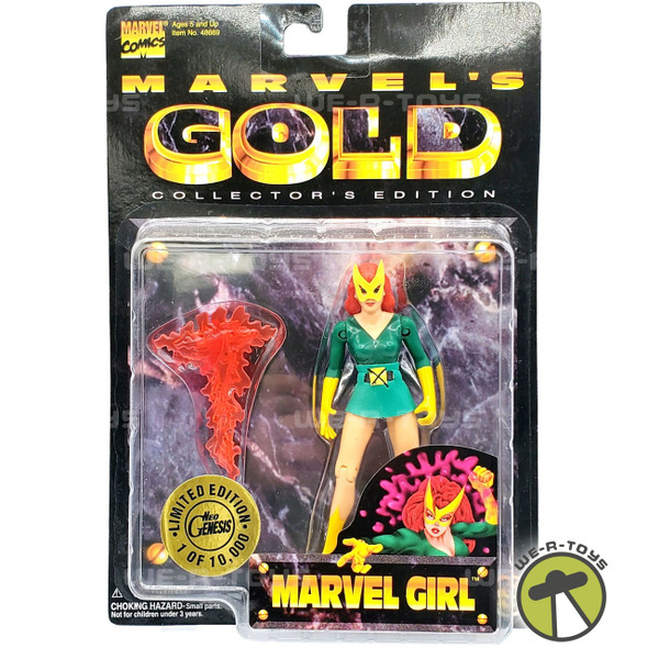 Marvel's Gold Collector's Edition Marvel Girl Figure Toy Biz 1997 #48669 NRFB