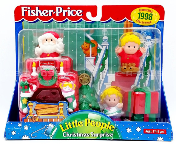 Little People Fisher Price Little People Christmas Surprise 1998 Collectible Set #72653 NRFP