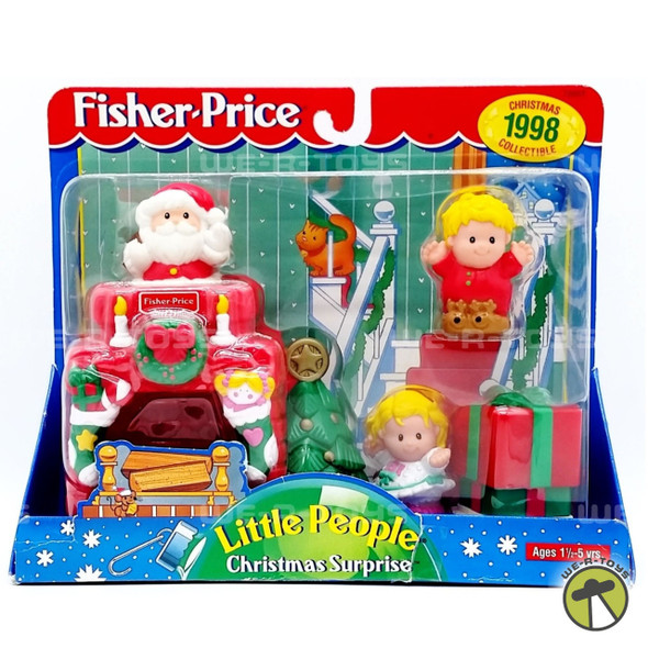 Little People Fisher Price Little People Christmas Surprise 1998 Collectible Set #72653 NRFP