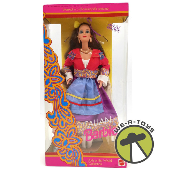 Italian Barbie Dolls of The World Collection Doll Special Ed. 1992 Mattel 2256