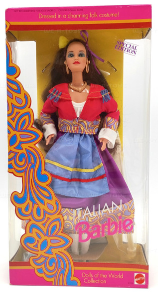 Italian Barbie Dolls of The World Collection Doll Special Ed. 1992 Mattel 2256