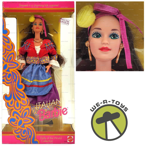 Italian Barbie Dolls of The World Collection Doll Special Ed. 1992 Mattel 2256
