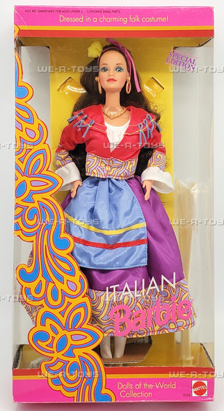 Italian Barbie Dolls of The World Collection Doll Special Ed. 1992 Mattel 2256