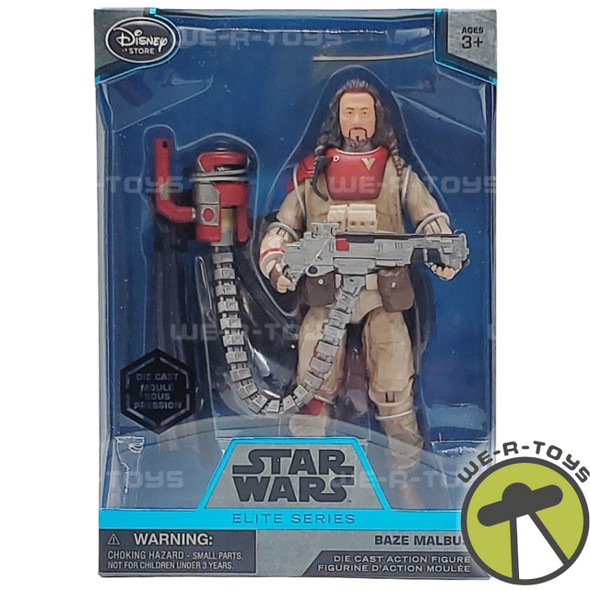 Star Wars Rogue One Baze Malbus Die-Cast Figure 2016 Disney Store 621620 NRFB