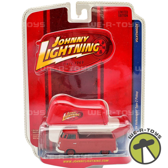 Johnny Lightning '64 Volkswagen Type-2 Pickup and Cover Die-Cast Car 2008 NRFP