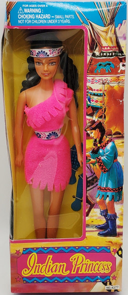 Indian Princess 11.5" Fashion Doll With Pink Dress Item # 4277 NRFB