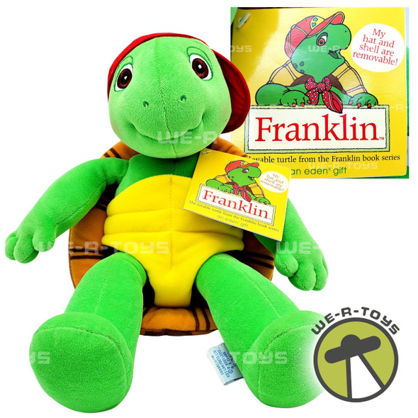 Franklin the Turtle Plush Toy Character from Book Series Eden Gifts 1998 NWT