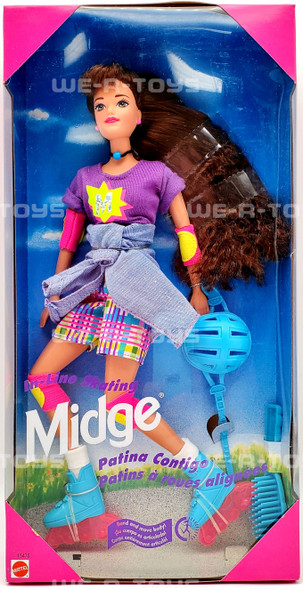 In-Line Skating Midge Bend & Move Barbie Doll 15473 Mattel 1995 NRFB