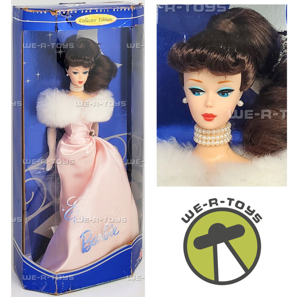 Enchanted Evening Barbie Doll Brunette 1960 Reproduction 1995 Mattel 15407 NRFB