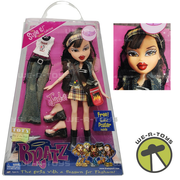 Bratz Jade Style It! Fashion Collection Doll with Poster 2003 MGA #258308 NRFB