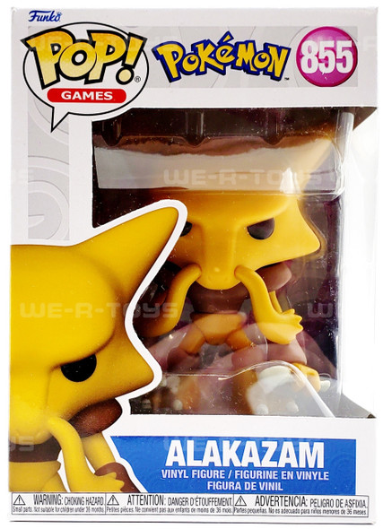 Funko Pop! Games Pokemon 855 Alakazam Vinyl Figure 2021