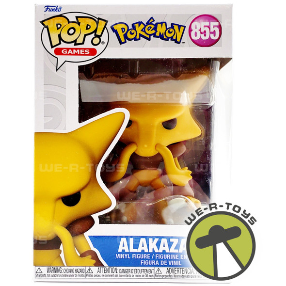 Funko Pop! Games Pokemon 855 Alakazam Vinyl Figure 2021