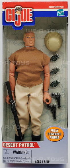 G.I. Joe Desert Patrol Action Figure Blonde Hair 2001 Hasbro 53093 NRFB