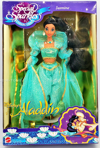 Disney's Aladdin Special Sparkles Jasmine Doll 1994 Mattel No. 11922