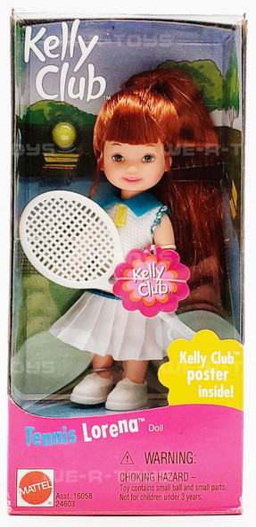 Tennis Lorena Doll Barbie Kelly Club 1999 Mattel 24603