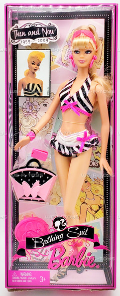 Bathing Suit Then and Now 1959-2009 50th Anniversary Barbie Doll Mattel P6508