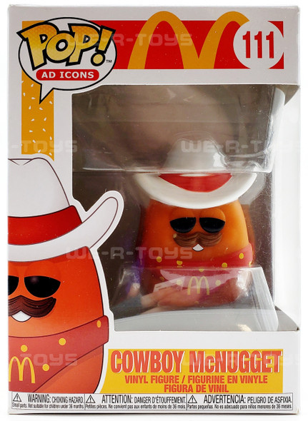 McDonald's Funko POP Ad Icons Number 111 McDonald's Cowboy McNugget Vinyl Figure 