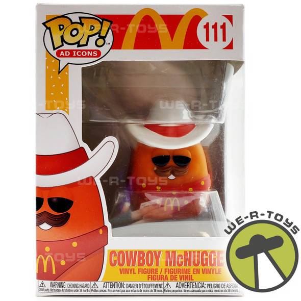 McDonald's Funko POP Ad Icons Number 111 McDonald's Cowboy McNugget Vinyl Figure