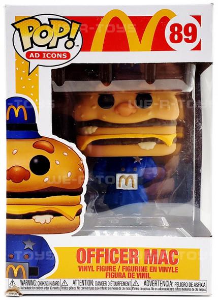 McDonald's Funko Pop! Ad Icons 89 McDonald's Officer Big Mac Vinyl Figure 