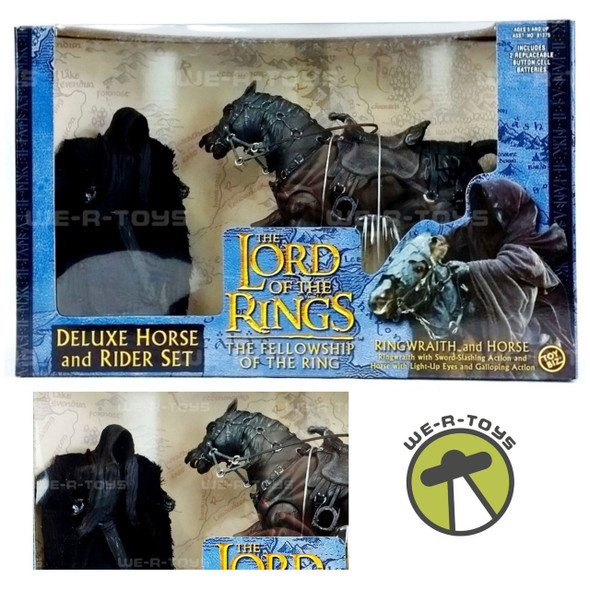 The Lord of the Rings Lord of the Rings Fellowship of the Ring Ringwraith Deluxe Horse & Rider Set NEW 