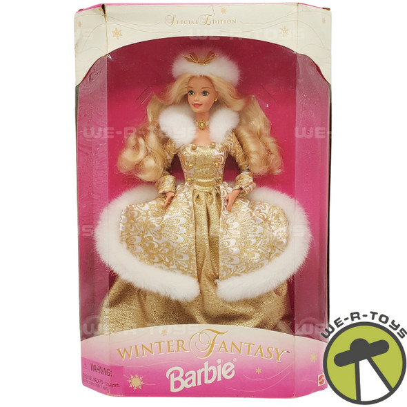 Winter Fantasy Barbie Doll Blonde Sam's Club Exclusive 1996 Mattel