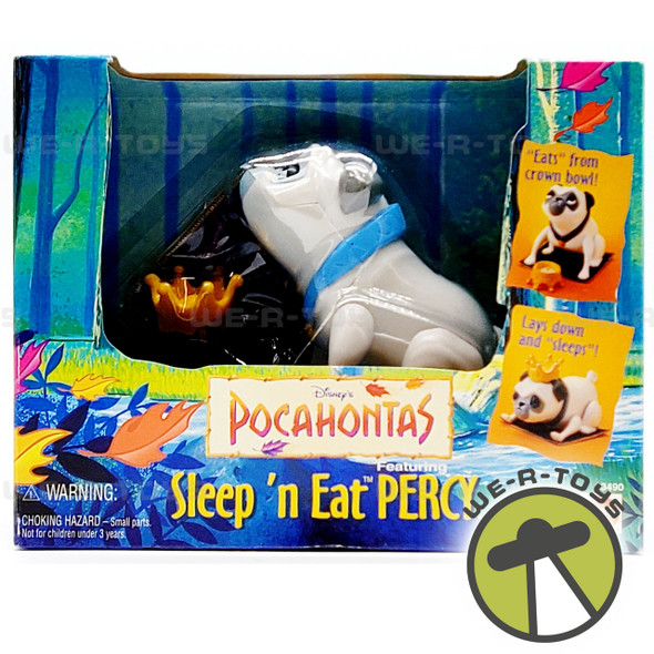 Disney 1995 Disney's Pocahontas Sleep 'n Eat Percy Action Figure Mattel 13490 
