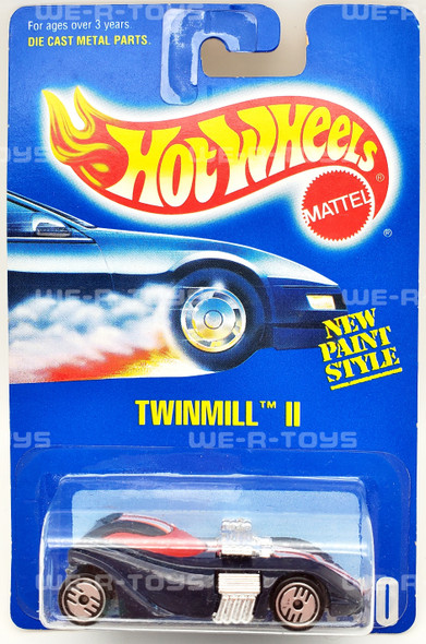 Hot Wheels Twinmill II Navy White Orange Striped Collector #260 Mattel 1991 NRFP