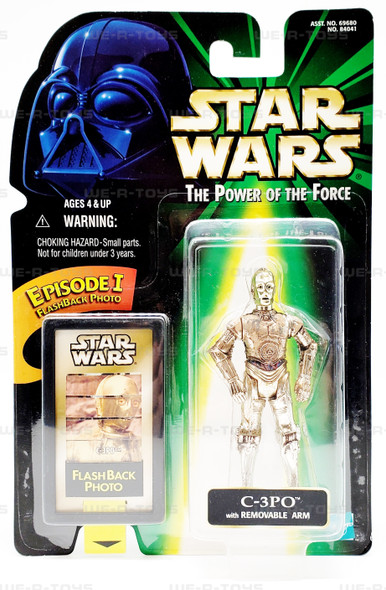 Star Wars Power of the Force Flashback Photo C-3PO Action Figure Hasbro 1998