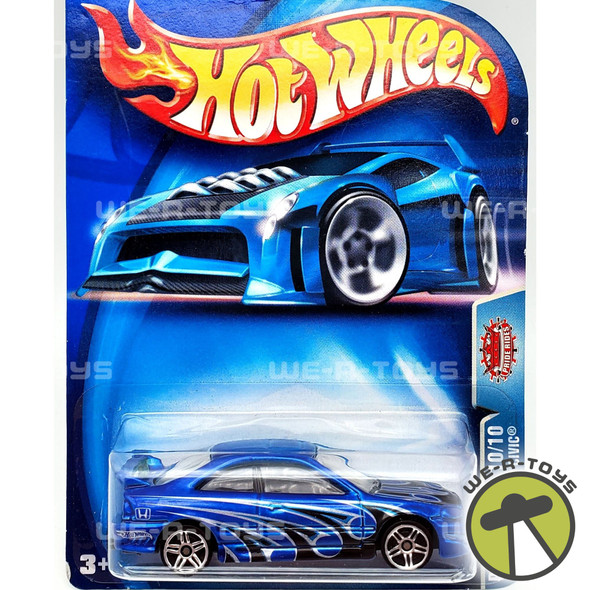 Hot Wheels Honda Civic Black and Blue Pride Rides 10/10 Mattel 2003 NRFP