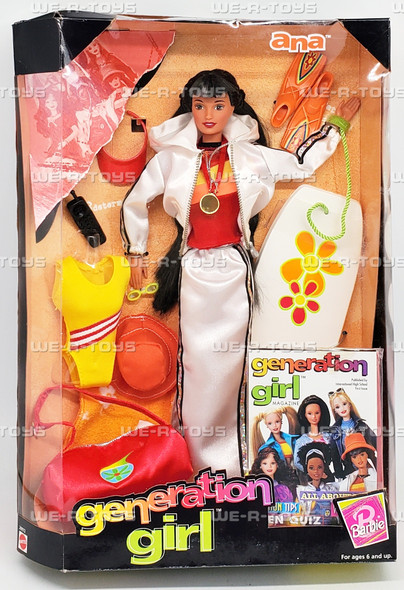 Barbie Generation Girl Ana Doll & Accessories 1998 Mattel 20972