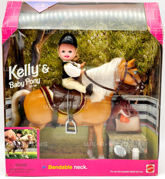 Barbie Riding Club Kelly & Baby Pony Gift Set 1998 Mattel #20346 NRFB