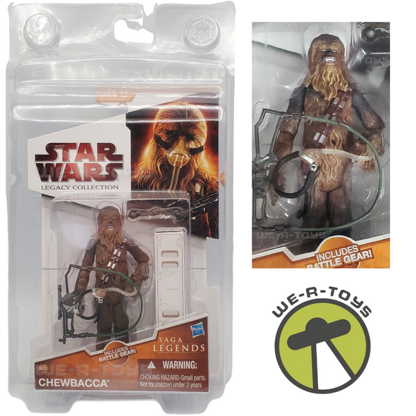 Star Wars Legacy Collection Chewbacca w/ Battle Gear 2009 Hasbro 91432 NRFP