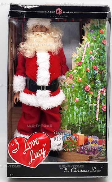 I Love Lucy Ricky Ricardo The Christmas Show Pink Label Doll 2008 Mattel NRFP