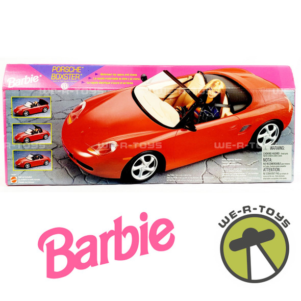 Barbie Porsche Boxter Sports Motorized Convertible Vehicle 1998 Mattel 18549