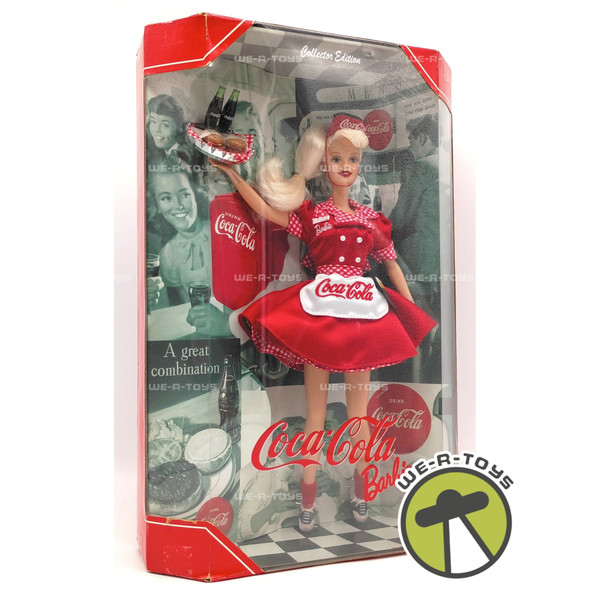 Coca-Cola Barbie Waitress Collector Edition Barbie Doll 1998 Mattel 22831