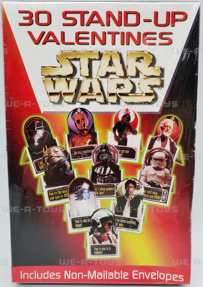 Star Wars 30 Valentines 10 Different Designs & Envelopes 1997 Paper Magic NRFB