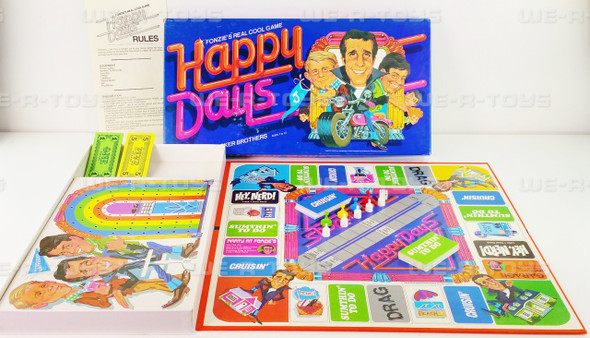 Happy Days Fonzie's Real Cool Game By Parker Brothers 1976 No 171 USED