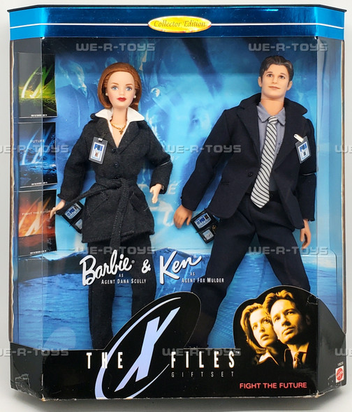 Barbie & Ken The X-Files Giftset Collector Edition Dolls 1998 Mattel #19630 New