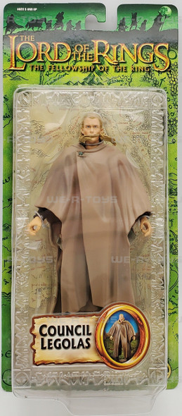 The Lord of the Rings Lord of the Rings Council Legolas Action Figure 2003 Toy Biz 81564 NRFP 