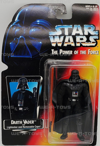  Star Wars Power of the Force Darth Vader w/ Lightsaber Figure Kenner 1995 NRFB 