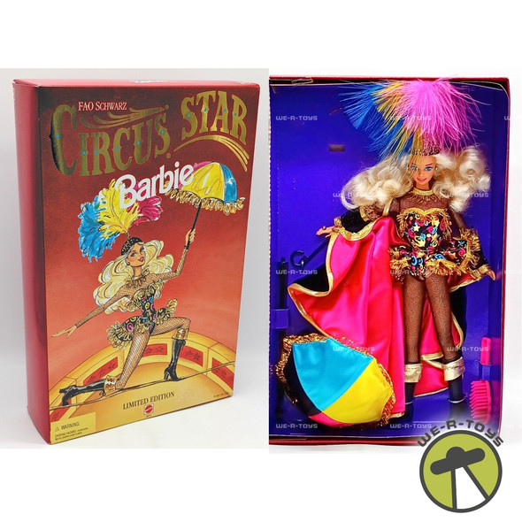 Circus Star Barbie Doll FAO Schwarz Exclusive Limited Edition 1994 Mattel 13257