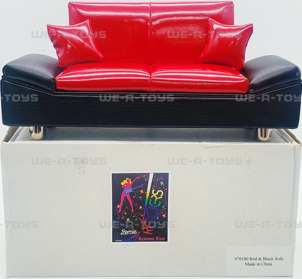 Barbie and the Rockers Reunion Tour Red & Black Sofa 2010 Mattel #70100 NEW