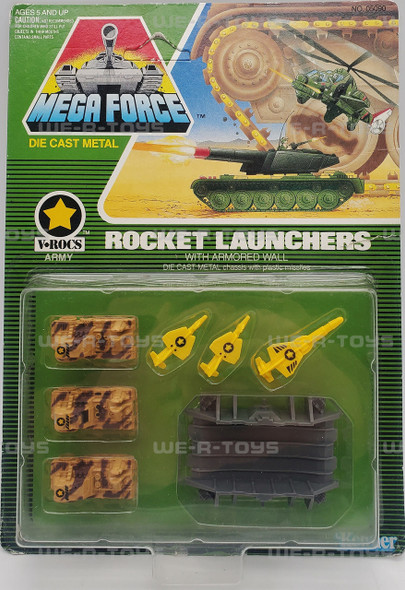 Mega Force Triax Army Rocket Launchers Die Cast Vehicles 1989 Kenner #05090 NRFP