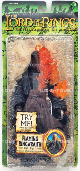 The Lord of the Rings Lord of the Rings The Fellowship of the Ring Flaming Ringwraith Figure NRFP 