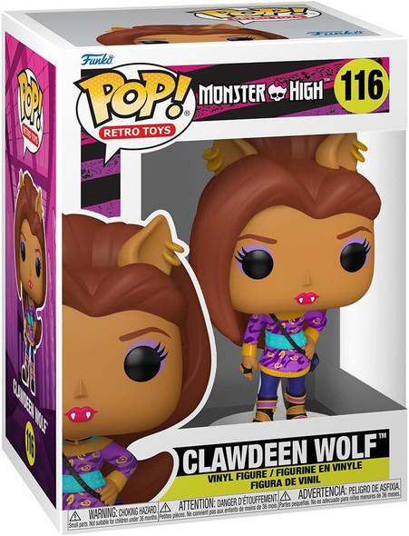 Monster High Funko Pop! Retro Toys: Monster High - Clawdeen Wolf